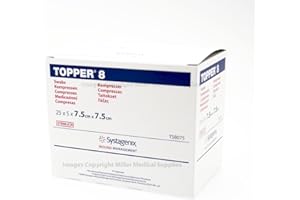 MÖLNLYCKE Topper Sterile Swabs 7.5cm x7.5cm (25x5)