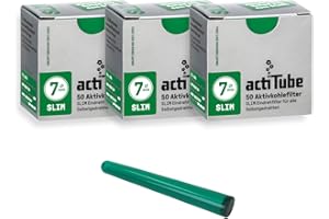 actiTube Aktivkohlefilter, Silber, 3x50(150)