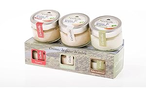 Corsevilla - Crema Queso Cabra Curado - Queso Untar - Lote Gourmet - Tradicional - Pasas - Lomo Iberico - Pack 3 unidades - 100 g unidad aprox - 300 g Pack aprox.