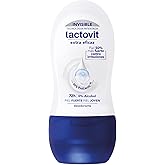 Lactovit Desodorante Roll on Extra Eficaz Protección Inteligente, Anti-Irritaciones y 48H de Eficacia, 50 Mililitros, El amba