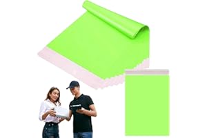 YAAVAAW 10 sacchetti per spedizioni postali, 45 x 60 cm, colore verde, per vestiti, buste autosigillanti per spedizioni postali, grandi sacchetti per spedizioni di pacchi resistenti, buste di plastica per