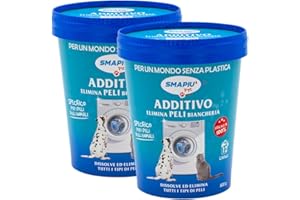 AMAMI BEAUTY Additivo Smapiu Pet per Eliminare Peli di Animali dalla Biancheria, 2x 500g