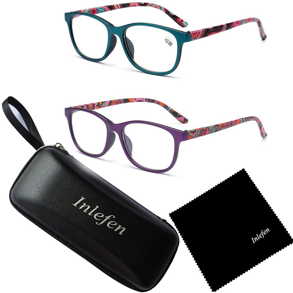 Inlefen-Unisex-Gafas-de-lectura-2-paquetes-Retro-Lectura-Bisagra-de-primavera-Gafas-Lectura-10-a-40