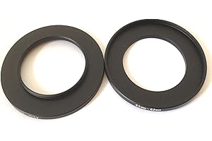 XJGMAO 2x Metal 43-62mm Step Up Rings D-SLR Digital Camera Lens Connect Size 43mm To 62mm Filter Aperture Connecting Adapter Circle Screws 43-62 Photo Picture View Fix Connector Photography Part Accessories