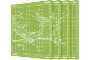 VOHESEA Confezione da 4 tappetini da taglio standard per cricut Maker 3/Maker/Explore 3/Air 2/Air/One/Silhouette Cameo antiscivolo,verde