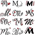 ORDERSHOCK M Name Letter Tattoo Temporary Tattoo Stickers For Male And Female Fake Tattoo Sticker Tattoo body Art