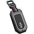 STYLENFLAUNT Waterproof Soft Silicon Car Case Holder with Keychain & Full Protection 2 Button Metal Smart Car Key Cover for Baleno,Grand Vitara,Brezza,Jimmy,XL 6,Ertiga,Fronx (Pack of 1),Multicolor