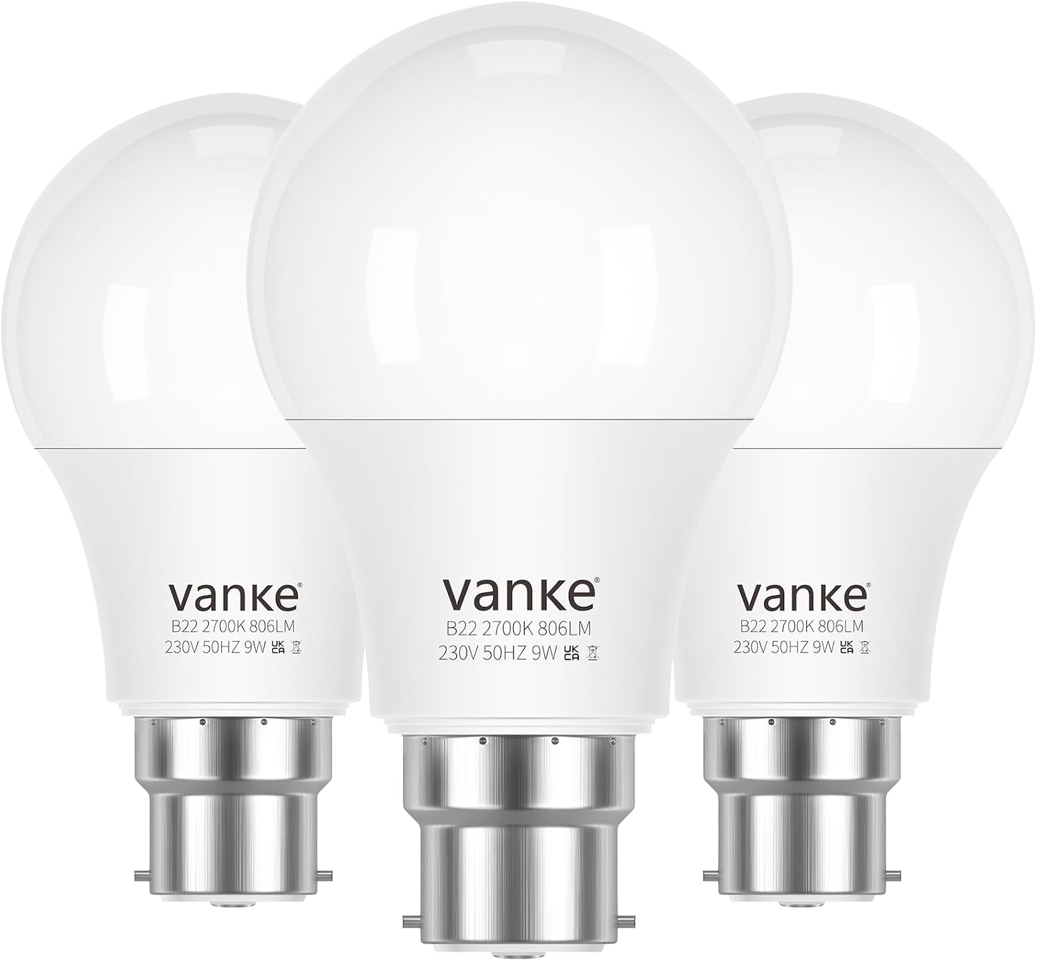Avis d'Expert & Test Approfondi : Vanke Bayonet Light Bulb 9W 60W Equivalent Wa (Sélection)