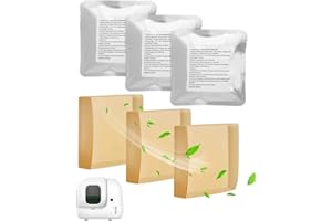 Haliya 6 Stück N50 Geruchsentferner für Pura Max Selbstreinigende Katzentoilette, für Pura Max 2 Automatische Katzentoilette,für Purobot Max Pro Katzentoilette Selbstreinigend