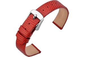 ANNEFIT Correa Reloj 10mm 12mm 13mm 14mm 15mm 16mm 18mm 20mm Mujer, Correas Repuesto de Suave Cuero de Becerro
