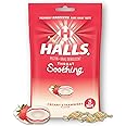 Halls Breezers Drops Cool Creamy Strawberry 25 Each (Pack of 8)