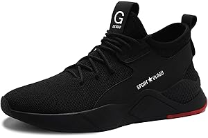 FOGOIN Chaussure de Securité Légère Homme Femme Baskets de Sécurité avec Embout en Acier