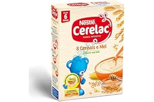 NESTLÉ Milk Porridge with 8 Cereals and Honey, Country of Origin Portugal, 250g - CERELAC 8 Cereais E Mel