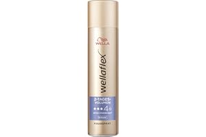 Wellaflex 2-Tages-Volumen Haarspray für Frauen | Bis zu 2 Tage flexibler Halt | Für lang anhaltendes Styling | Sanft zur Kopfhaut, dermatologisch getestet | Vegane Formel | Haltegrad 4 | 75ml