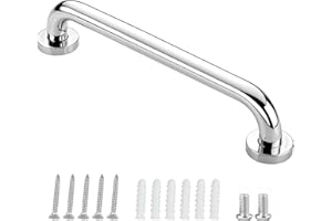 M JINGMEI Poignées d'appui pour personnes âgées, en acier inoxydable, poignée de baignoire, de salle de bain, pour montage mural, WC, salle de bain, antidérapante, poignée de sécurité (40cm 1pcs)