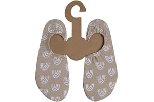 Slipstop Chaussures de Plage Enfants Chaussures de Ballet antidérapantes. De Natation. De Bain Vacances Yoga Piscine Poissons d'aquarium garçons et Filles Vert/Multicolore, différentes Tailles