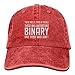 Produktbild Okhagf There Are 10 Kinds of People Binary Unisex Adult Adjustable Cowboy Dad Hat