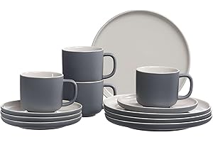‎RITZENHOFF & BREKER Ritzenhoff & Breker Kaffeeservice Jasper | 12-teilig Grau (0407648-69a6813c)