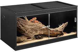 unipaws 416 liter reptiltank för ödlor, skäggdrake bur