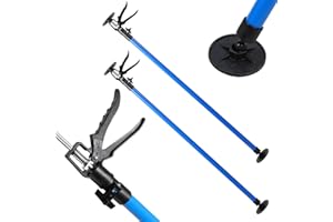 Ollewiellan 2x Deckenstütze, Montagestütze bis 50kg Tragkraft,Teleskopstützen bis 45°,Montagestütze 115-290cm,Einhandstütze für Wände, Decken,Stützen Höhenverstellbar,Deckenstützen aus Stahl