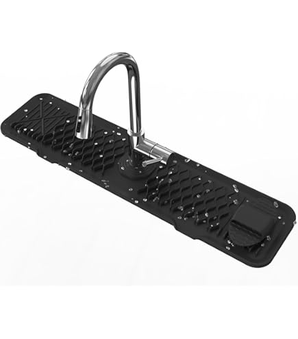 Pack De 3 Tapis D'évier En Silicone Anti-éclaboussures – Protège Plan De Travail Et Robinet