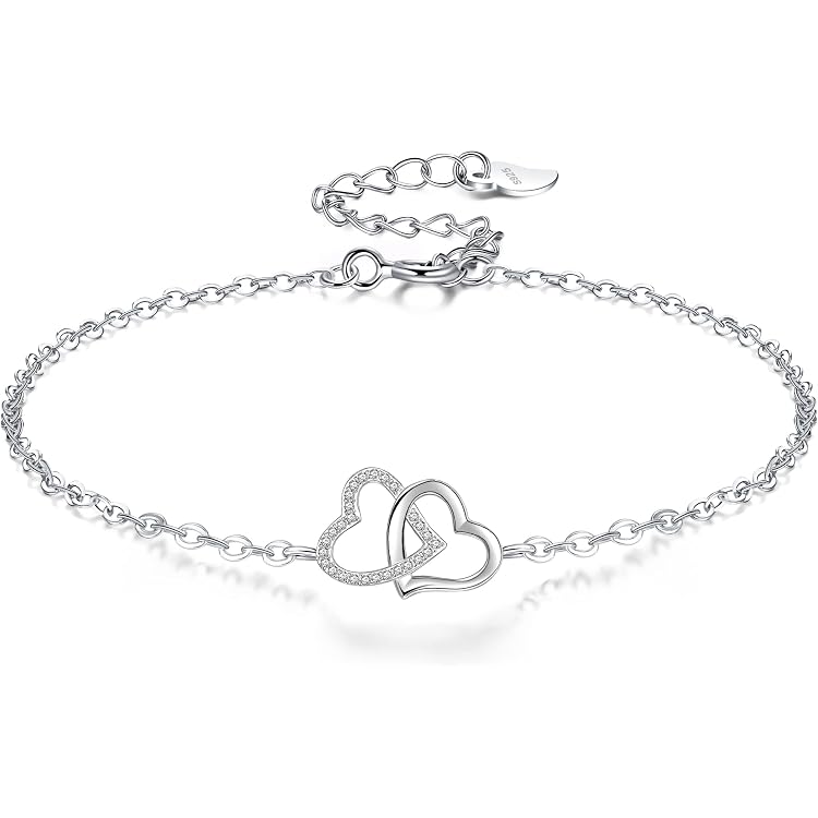 Herz Armband Damen Aus Edelstahl 316L – Silber, 19 Cm, Perfektes Geschenk