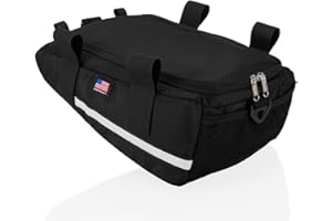 Chase Harper USA 5000 for Lowered Frames - Compatible with all Honda Ruckus Model Years with a Lowered Seat Frame - Water and Tear-Resistant Ballistic Nylon - Black