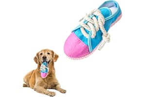IFOYO Jouet à mâcher pour chien, sûr et durable - Mini Sneakers Chaussures Jouet pour chiot, chiens de petite et moyenne taille, oiseaux, chats, furets, lapins, cochons d'Inde et petits animaux - Bleu