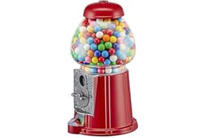 Balvi chicletera American Dream Rojo Hucha y dispensador de Caramelos, chicles, Chocolates, Frutos se