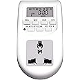 Blackt Electrotech BlacktElectrotech BT41P : (3 PIN) Plug-in 24x7 Digital Programmable Timer Socket Type for Mobile Charging, Lightning Control, Glow Sign Board ETC