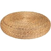 Atmosphera - Pouf Wond - Jacinthe d'eau tressée D55 cm