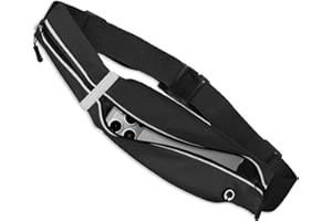 DIVIDERMY Marsupio Running, Cintura da Corsa per Uomo e Donna, Marsupi da Corsa Impermeabile, Marsupi per telefoni Regolabile, Marsupio Sportivo per Escursioni, Fitness, Viaggi