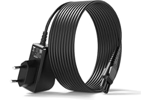 SUPERER 15V Cargador Compatible con Philips HQ8505, 3000 5000 7000 9000 Afeitadora MG7790 MG7720 QP6510 QP6651 S5587 S5050 QT4022 AT750 PT860, 1,8 M Adaptador