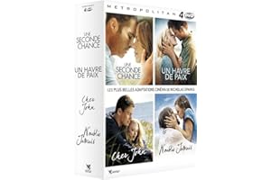 Coffret Nicholas Sparks : Une seconde chance + N'oublie jamais + Cher John + Un havre de paix [DVD]