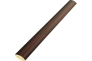 TRULY PVC SUPPLIES Quadrant Bead uPVC Plastic Window Door Bead Finishing Trim (2.5m) - 17.5mm, Rosewood