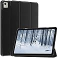 Robustrion Cover for Nokia Tab T21 Cover Case Trifold Flip Stand Case for Nokia T21 Tablet 10.4 inch - Black