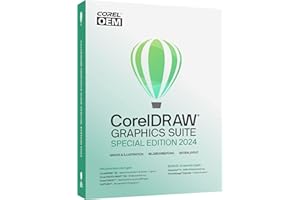 COREL CorelDRAW Graphics Suite Special Edition 2024 OEM inkl. AfterShot 3 + PhotoMirage Express Dauerlizenz (Win10/11-64Bit) Papp-Case