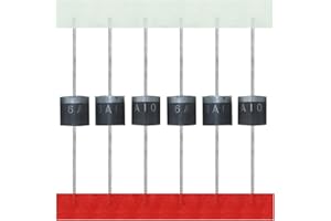 AUKENIEN 6A10 Rectifier Diode 6A 1000V 6 Amp 1000 Volt Electronic Silicon R-6 Axial Diodes (Pack of 20pcs)