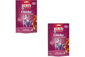 RINTI Chicko Plus HÄHNCHENSCHENKEL mit Calcium für Hunde - Doppelpack - 2 x 225g