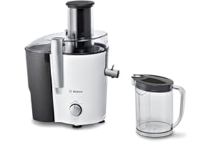 ‎BOSCH HAUSGERÄTE Bosch Hausgeräte MES25A0 VitaJuice Sokowirówka, Tworzywo Sztuczne, 2700 W, 2 Litry, Antracytowy/Biały