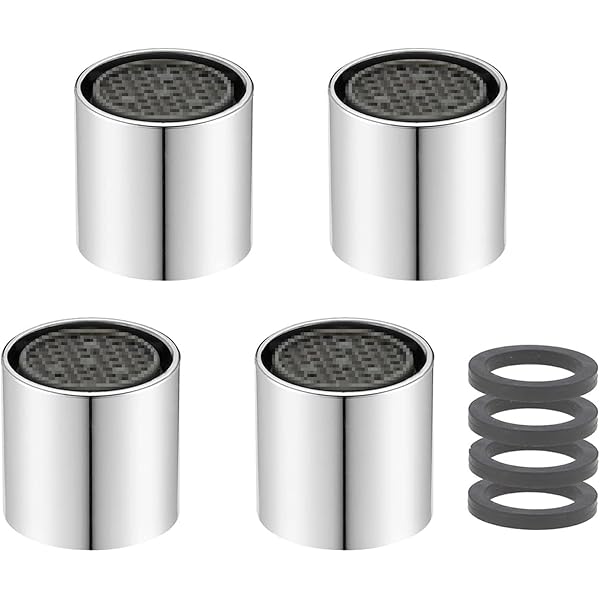 20 Pezzi Aeratori Per Rubinetto Con Guarnizioni - Limitatori Di Flusso Per Risparmio Idrico, Filtro Antisplash - Foto 5