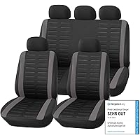 Premium Autositzbezüge Komplettset - Universal, Wasserdicht & Airbagkompatibel