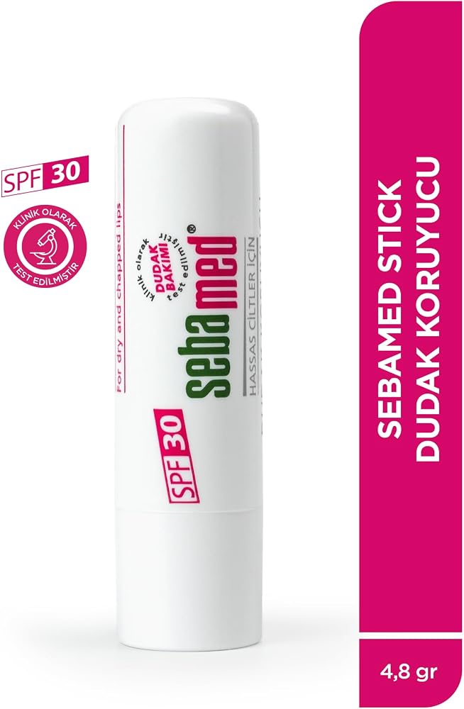 Sebamed Kurumuş Çatlamış ve Hassas Dudaklar - Yoğun Nemlendiricili Lipbalm - Dudak Bakım Kremi 30 SPF 4,8 gr