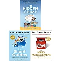 Chimp Paradox 3 Books Collection set By Prof Steve Peters ( My Hidden Chimp, The Silent Guides, The Chimp Paradox)