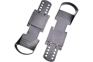 JISADER Lot de 2 pédales de rameur antidérapantes et multifonctionnelles - Légères - Pour entraînement, gym, sport, spinning - Vélo d'appartement