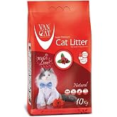 VanCat&reg; Kokusuz / Renksiz Bentonite Kedi Kumu 10 kg