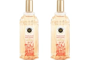 Eau de Cologne Musc Blanc - Christine Darvin - Hespéridé Floral et Musqué - Made in France - 97% d'ingrédients d'origine naturelle - Spray 250ml - Lot de 2