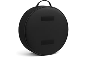 SOLADIRECT Car Spare Wheel Tyre Storage Bag - 75 cm Diameter - 26 cm Width - Waterproof Cover, Carry Handle, Anti-Slip Carpet-Grip Pads and Zip - Fits Space Saver Donut and Full-Size Wheels - UK Car Boot Storage