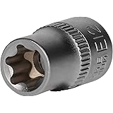 BRILLIANT TOOLS BT021837 3/8" TORX Steckschüssel-Einsatz, 28mm, E12 [Powered by KS TOOLS]