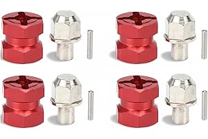 DILWE Adattatore Pneumatico Auto RC, 4 Pezzi Combinatore adattatore per Hsp (12mm)